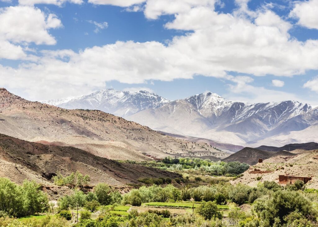 atlas mountains from marrakesh