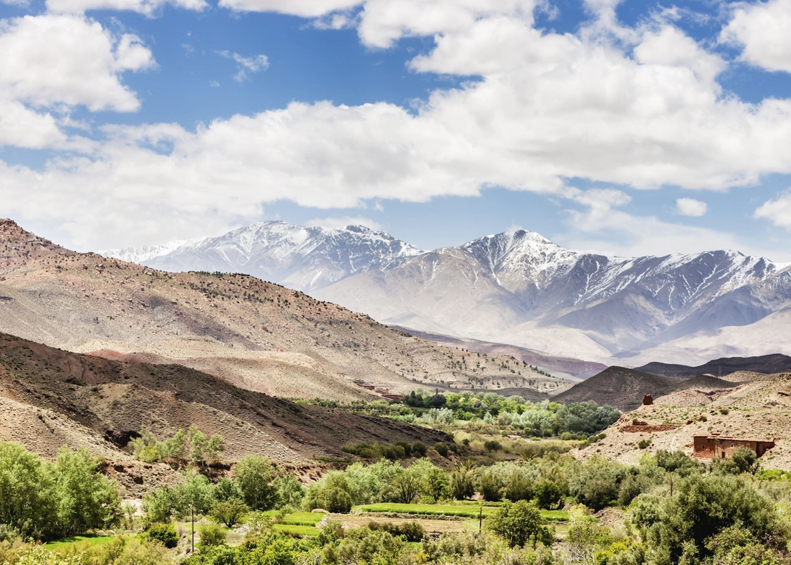 atlas mountains from marrakesh